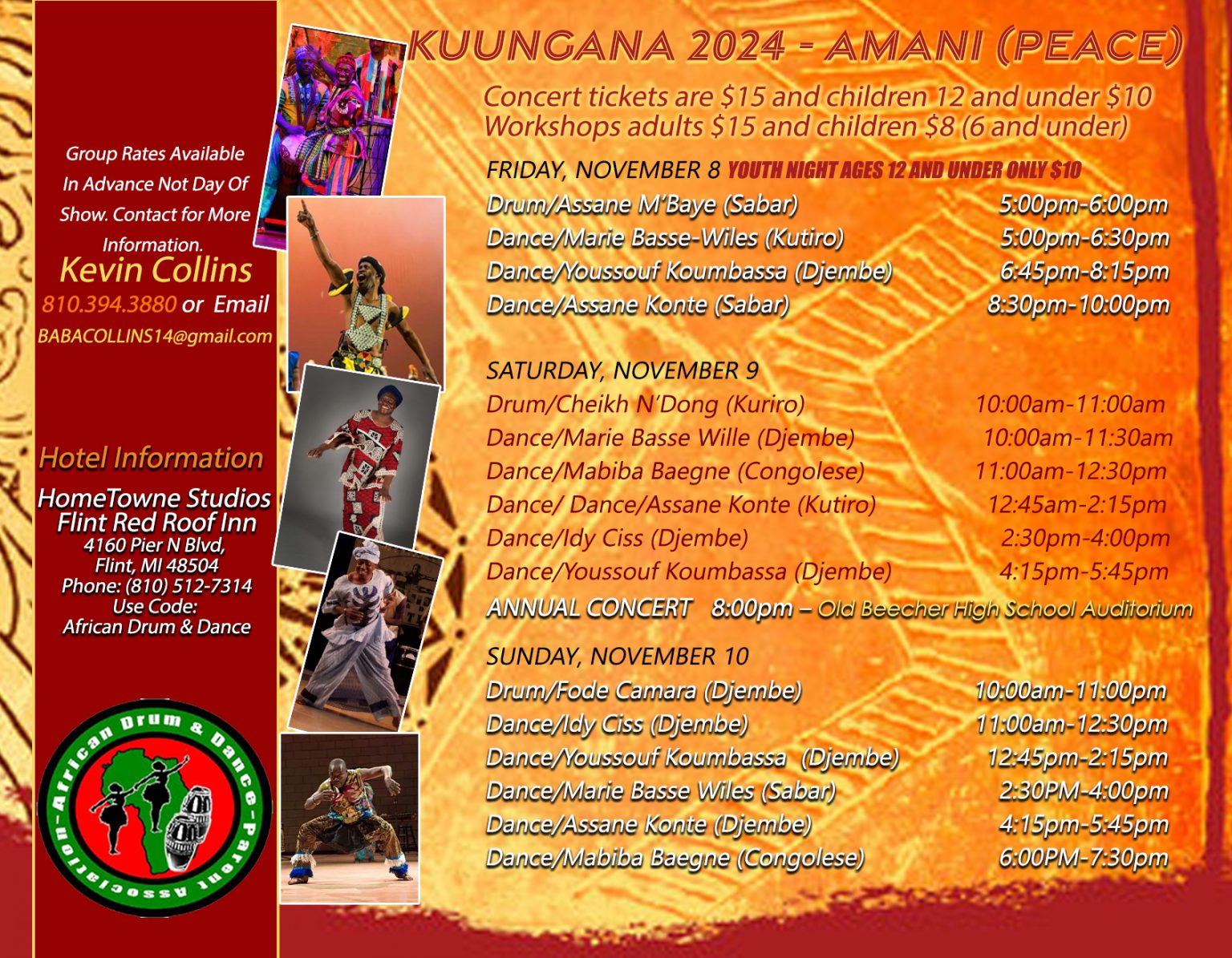 Gallery 1 - Kuungana African Drum and Dance Conference and Concert 2024