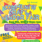 2025 Community Craft & Vendor Fair