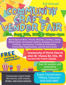 2025 Community Craft & Vendor Fair